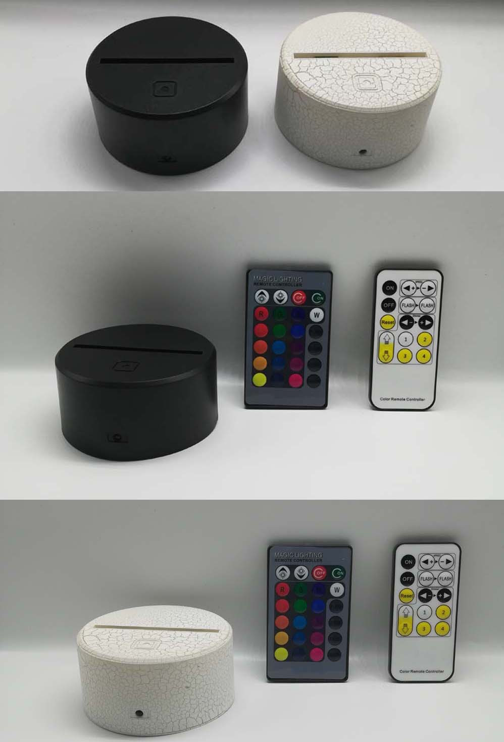 Car 3D stereo night light