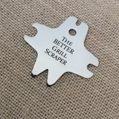 Stainless steel barbecue scraper - Silver A - View 1