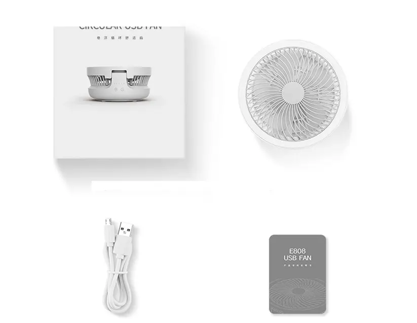 Wireless Suspended Air Circulation Fan USB Rechargeable