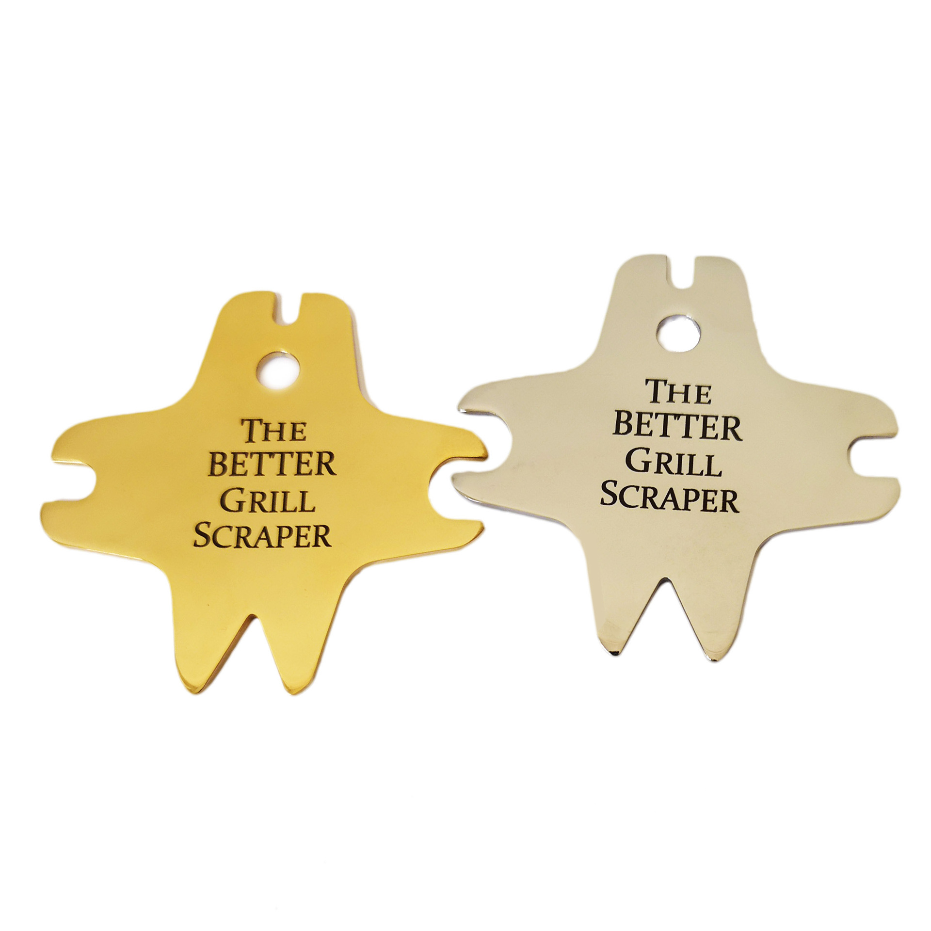 Скребок для барбекю из нержавеющей стали