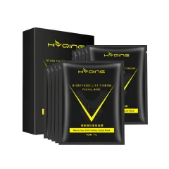 v face lifting firming mask - Black - View 1