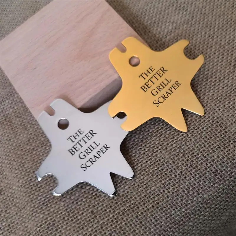 Stainless Steel Barbecue Scraper