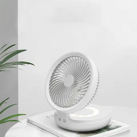 Wireless Suspended Air Circulation Fan USB Rechargeable Folding Electric