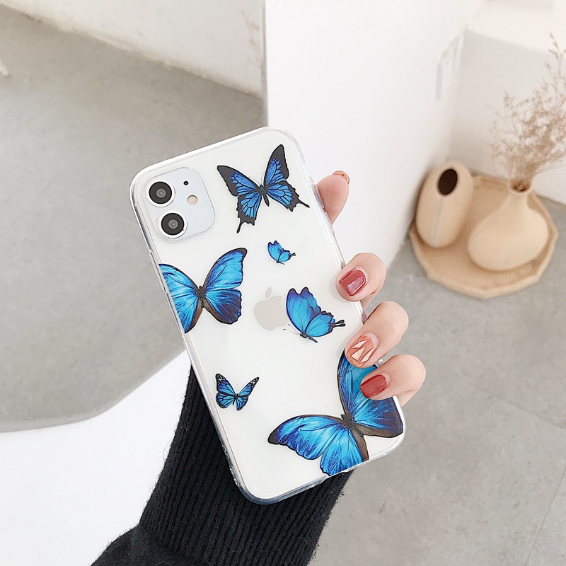 Phone Case Silicone Butterfly