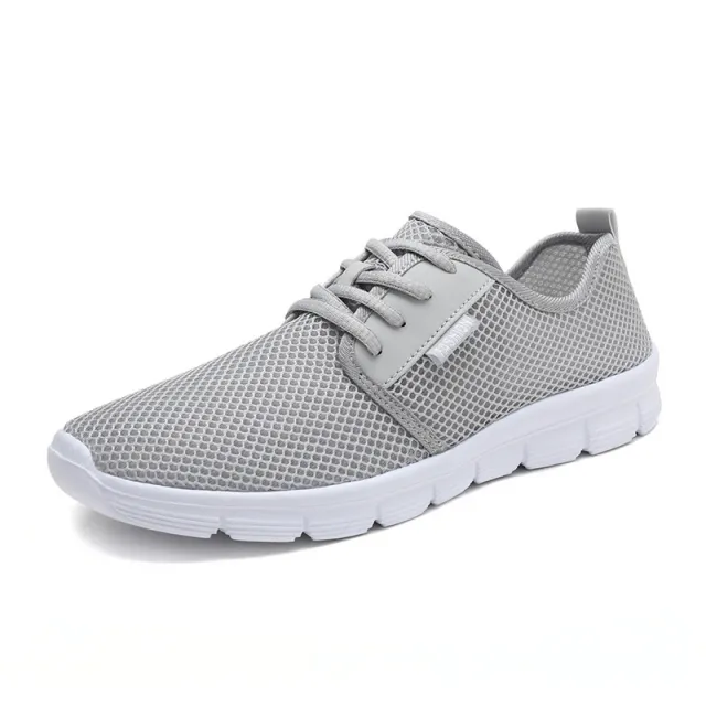 Casual wild running net shoes men's sports shoes Grey - Shop at LoveMi