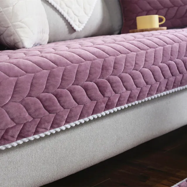 Sofa cover towel - Purple