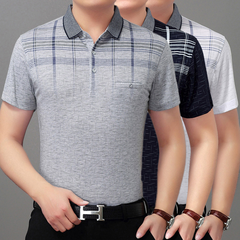 Ice silk short-sleeved t-shirt