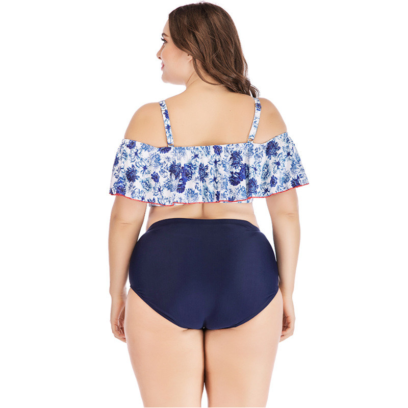 Women's printed plus size swimsuit - Image 4