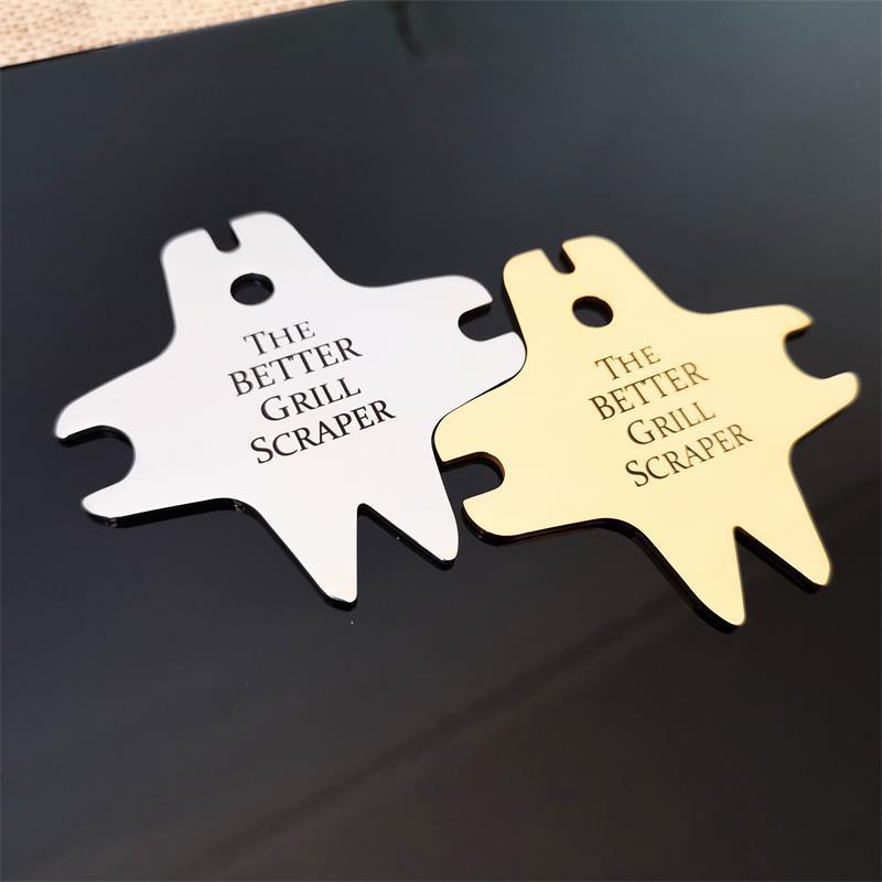 Скребок для барбекю из нержавеющей стали