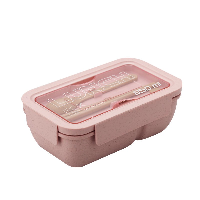 Pink lunch box