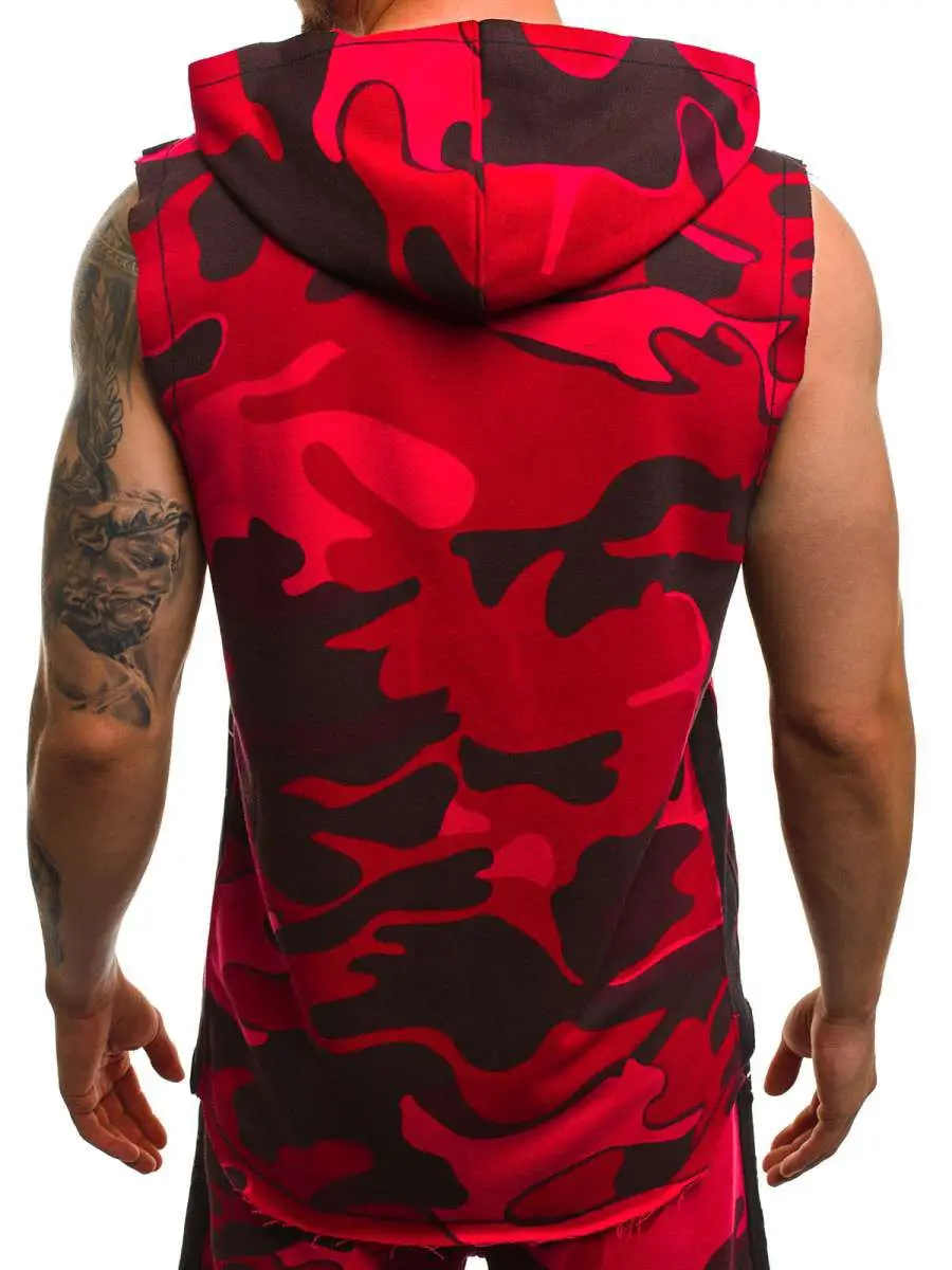 Printed vest sports fitness sleeveless
