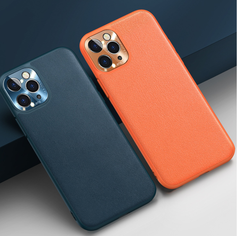 Drop proof plain leather Mobile Phone Protector - Image 2