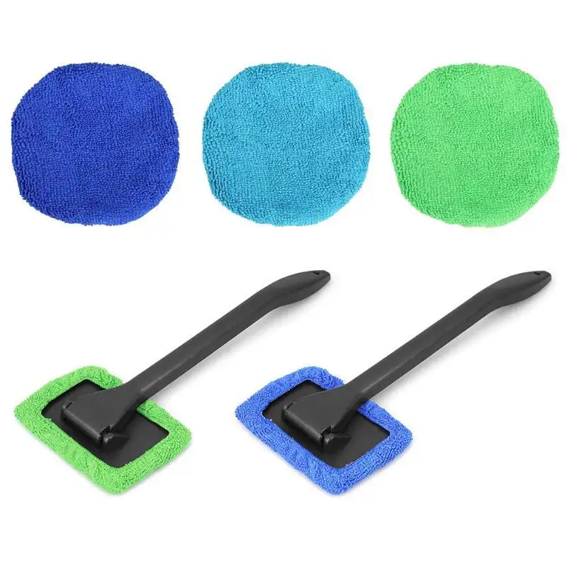 Car Window Pivoting Microfiber Cleaner
