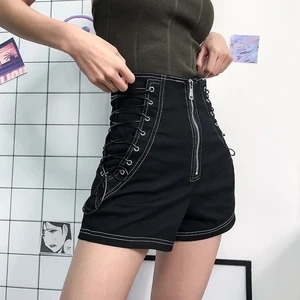 Ladies sexy stitching shorts