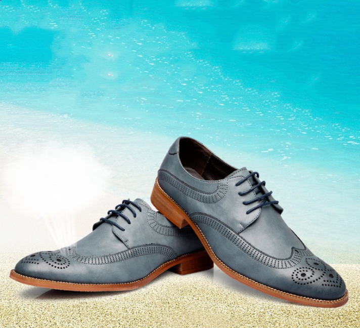 British men's leather shoes