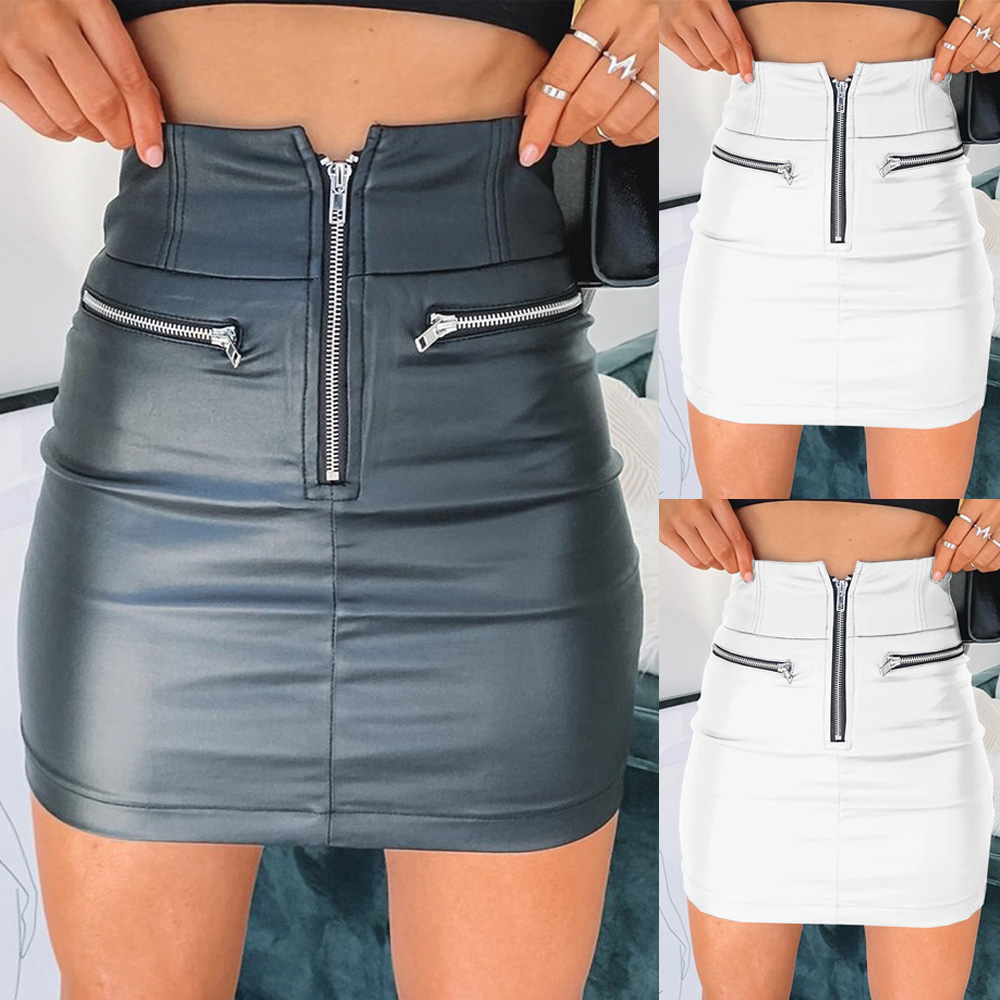 Zip stitching package hip skirt