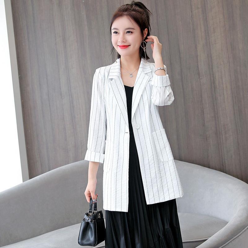 Casual 3/4 sleeves British style suit