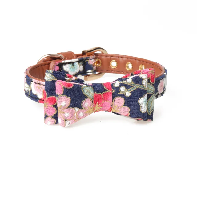 Japanese dog collar leash set Butterfly Collar - Shop at LoveMi