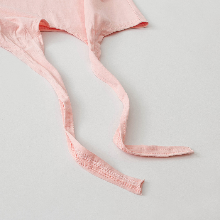 Female cat print knotted T-shirt