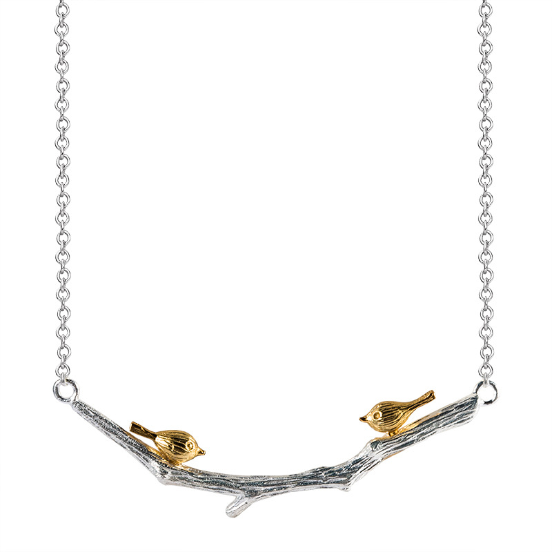 Net Red Bird Pendant Clavicle Chain