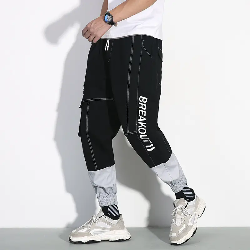 Hip-hop overalls men's feet