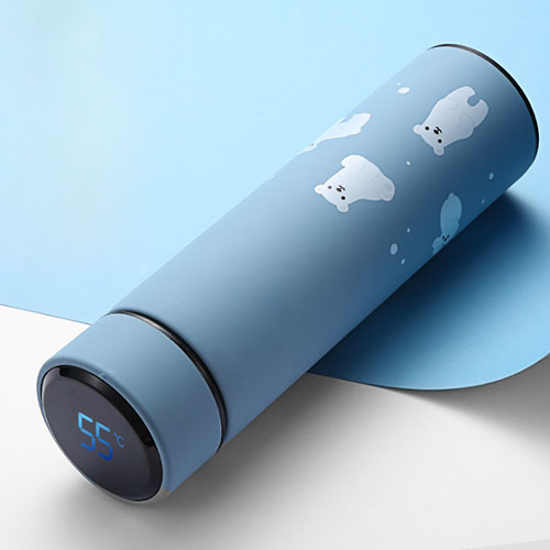 Intelligent temperature measuring mug