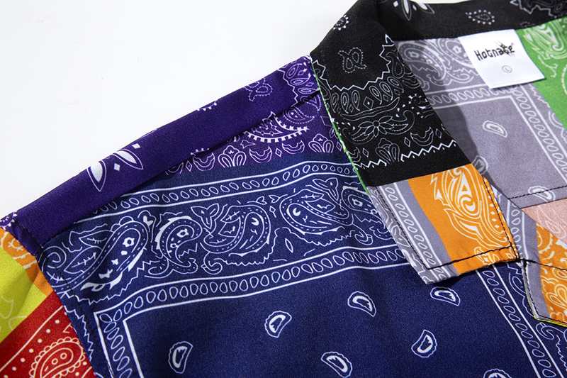 Cashew Flower Short Sleeve Shirt