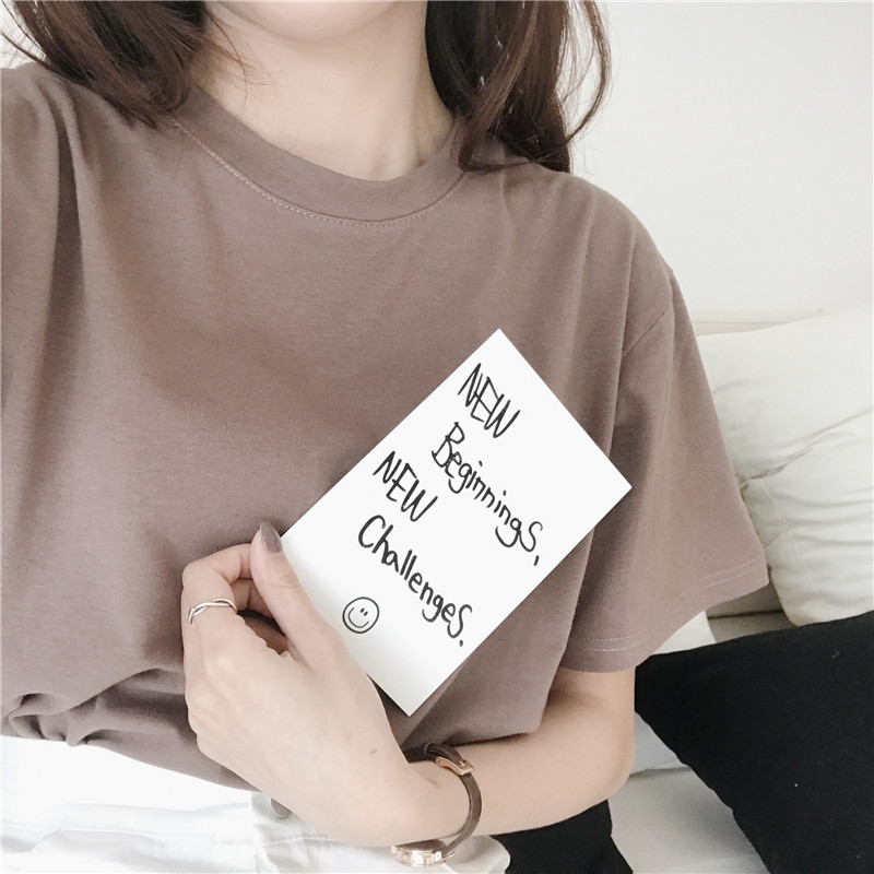 Super color-resistant versatile short sleeves