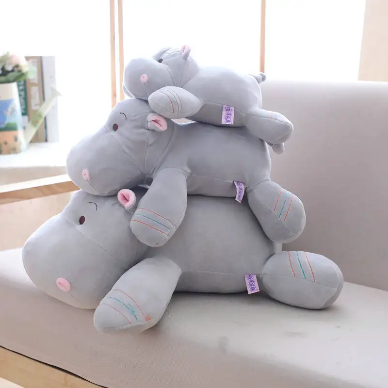 Cute Hippopotamus Soft Stuffed Plush Pillow Toy