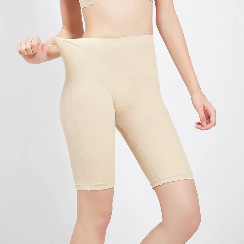 Anti-glare ice silk leggings - Skin Color-M L