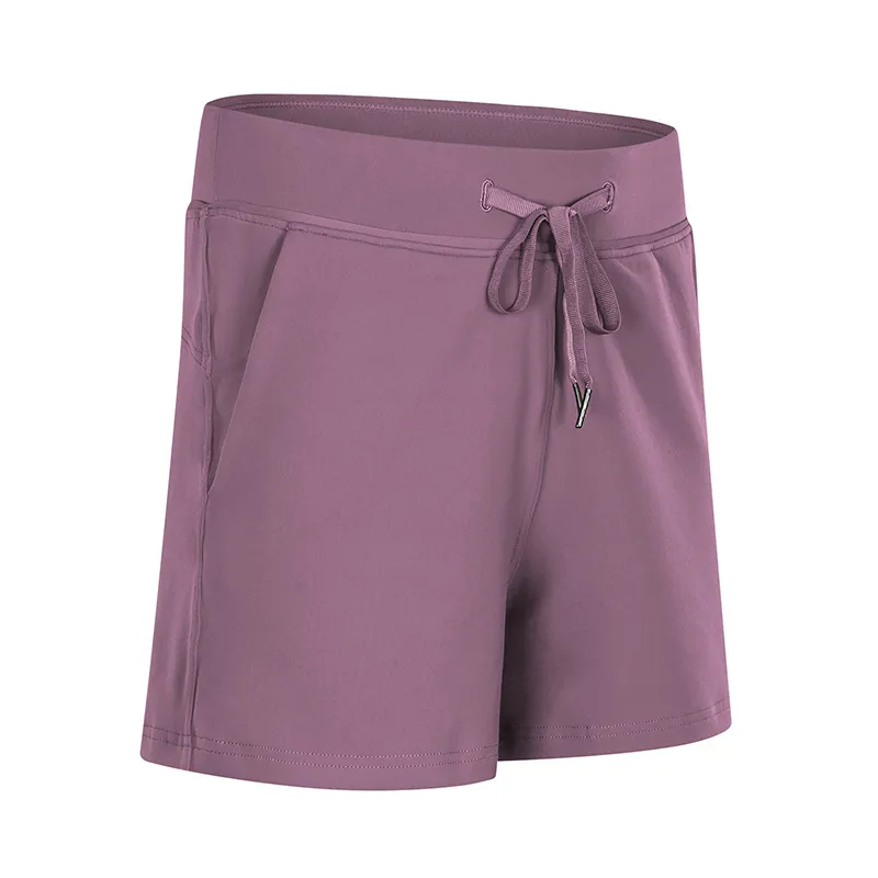 Running fitness quick drying shorts - Dark Purple