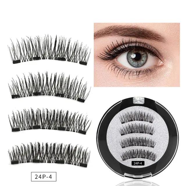 Four Magnet False Eyelashes