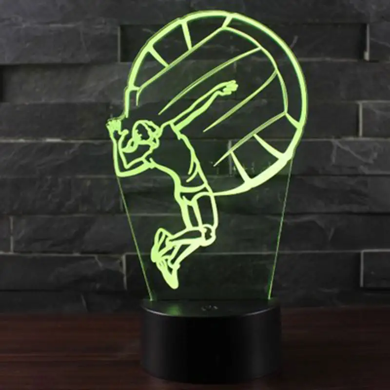 Hockey player series creative 3DLED night light