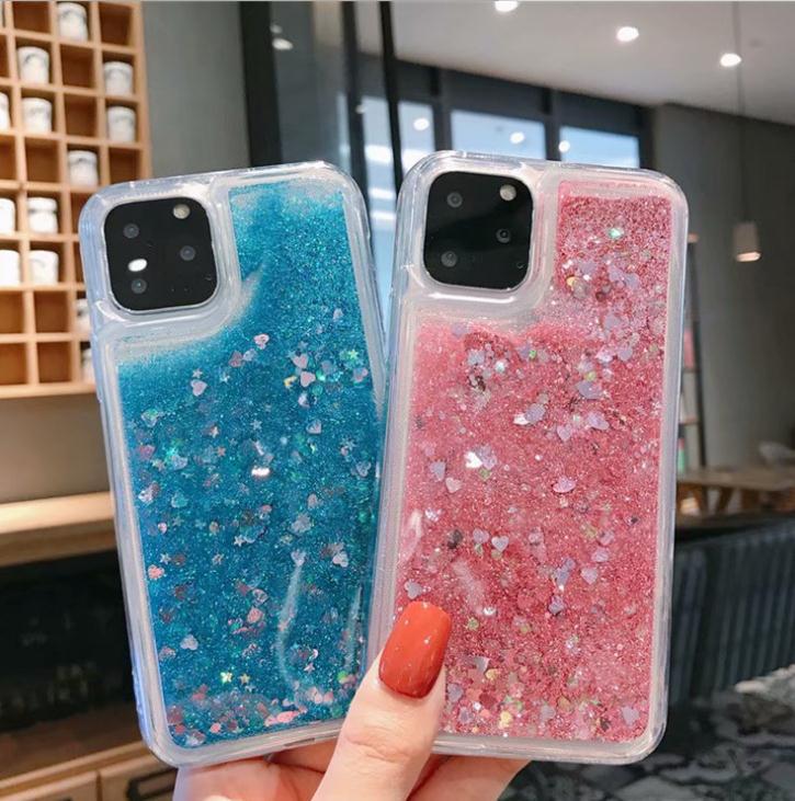Compatible with Apple , Glitter liquid mobile phone case - Image 2