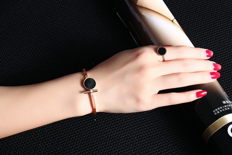 Titanium Steel Round Epoxy Ring