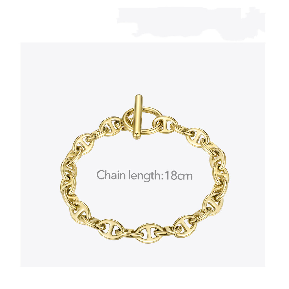O-shaped buckle wild couple bracelet