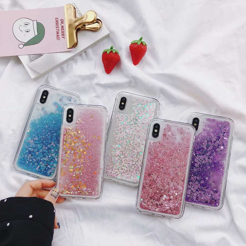 Compatible with Apple , Glitter liquid mobile phone case - Image 4