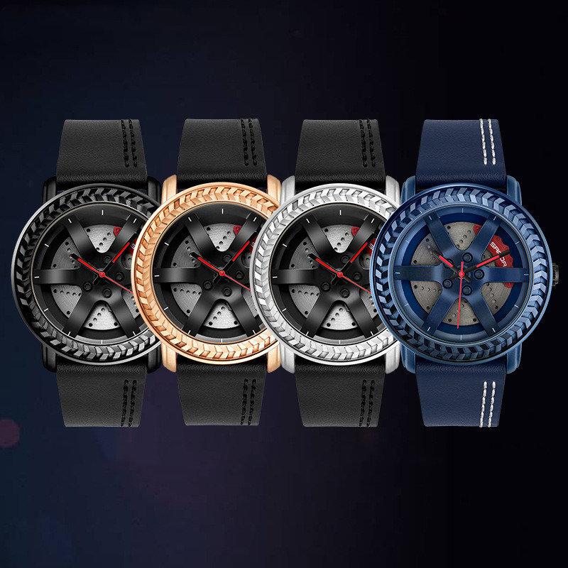Wheel Net Red Belt Watch
