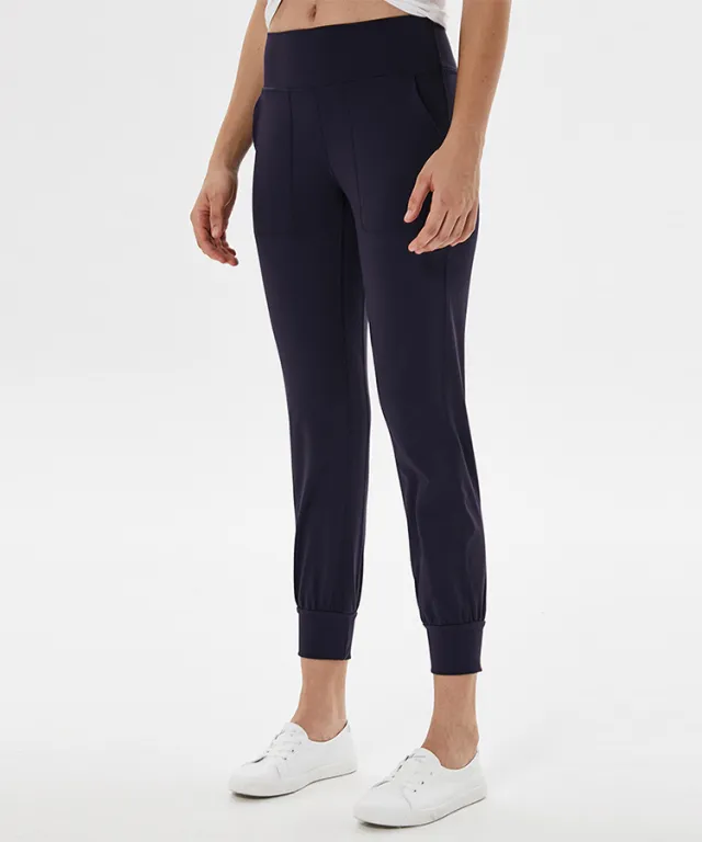Loose Pocket Yoga Cropped Pants Black - Shop at LoveMi