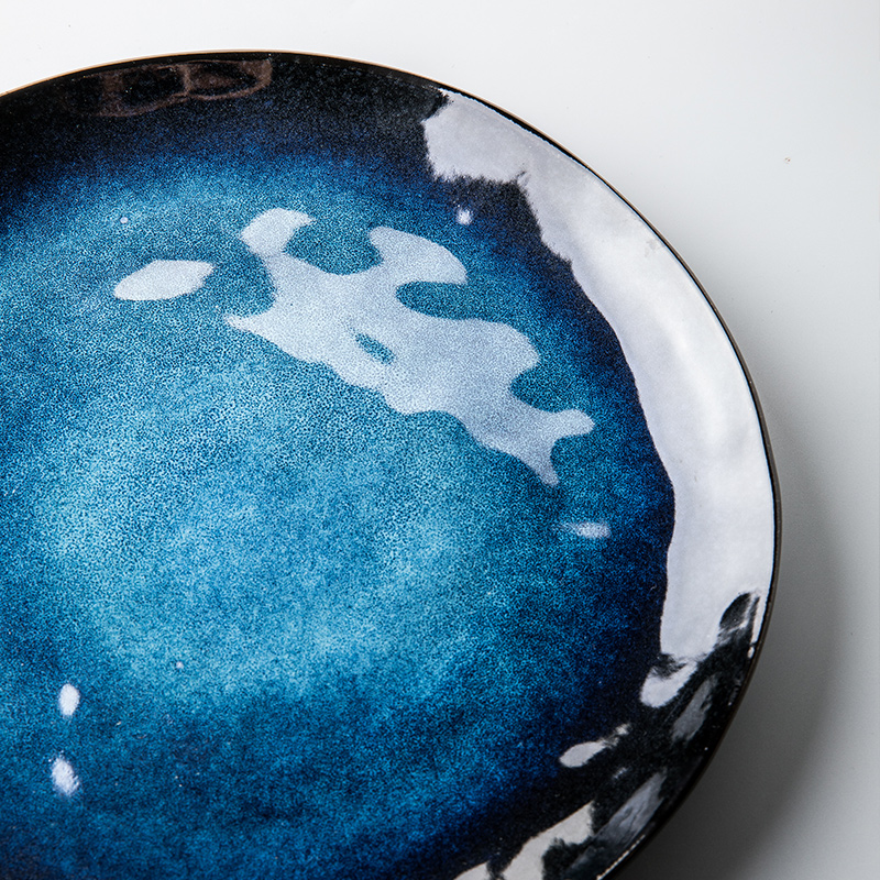 Home Art Plate Personality Pasta Shallow Plate Large Plate Nordic Ceramics