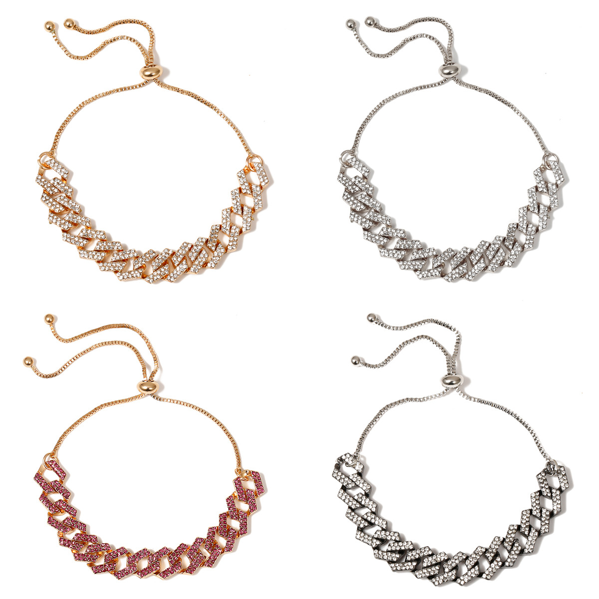 Full drill adjustable foot bare chain