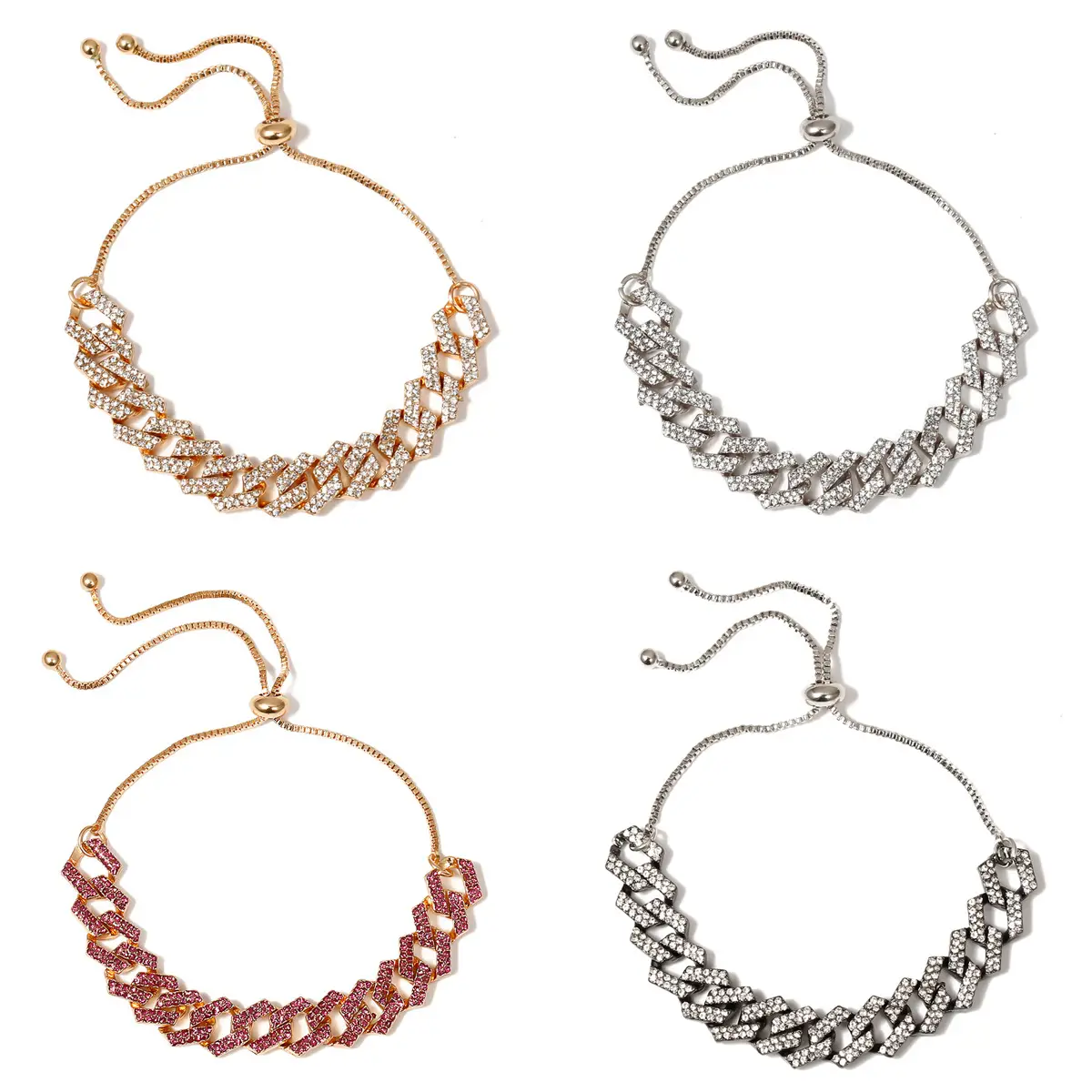 Full drill adjustable foot bare chain
