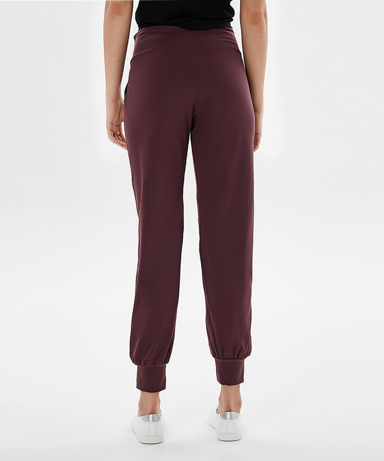 Loose Pocket Yoga Cropped Pants Red - Shop at LoveMi