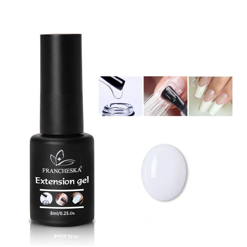 Nail glass fiber - White