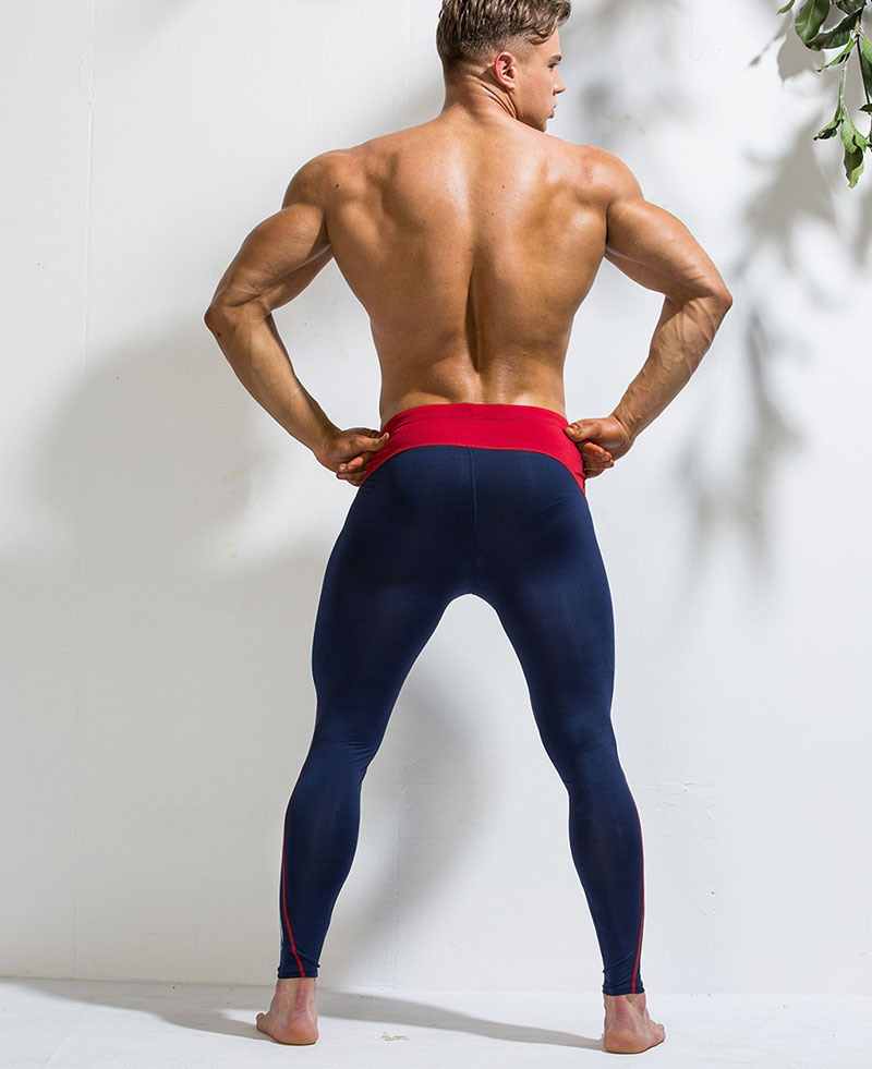 Men's stretch elastic tights