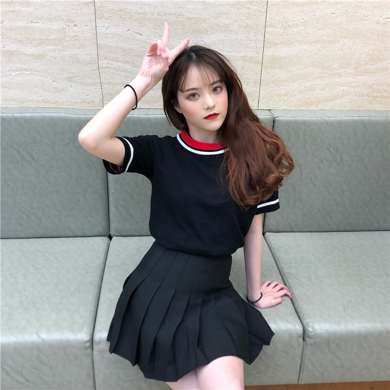 Suit women's pleated skirt