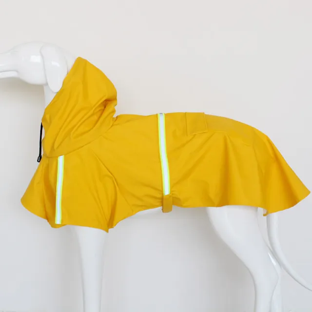 Waterproof Reflective Dog Raincoat Yellow - Shop at LoveMi