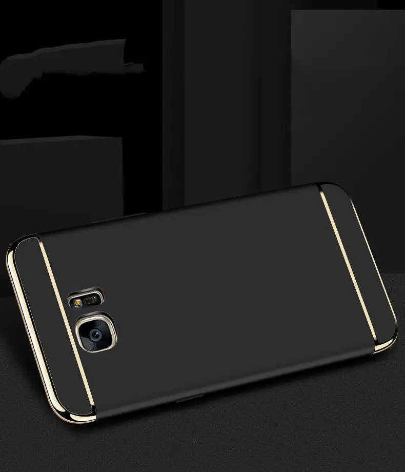 Frosted three-segment mobile phone case