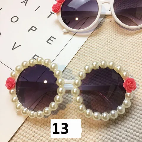 Handmade flower diamond sunglasses - 13Style