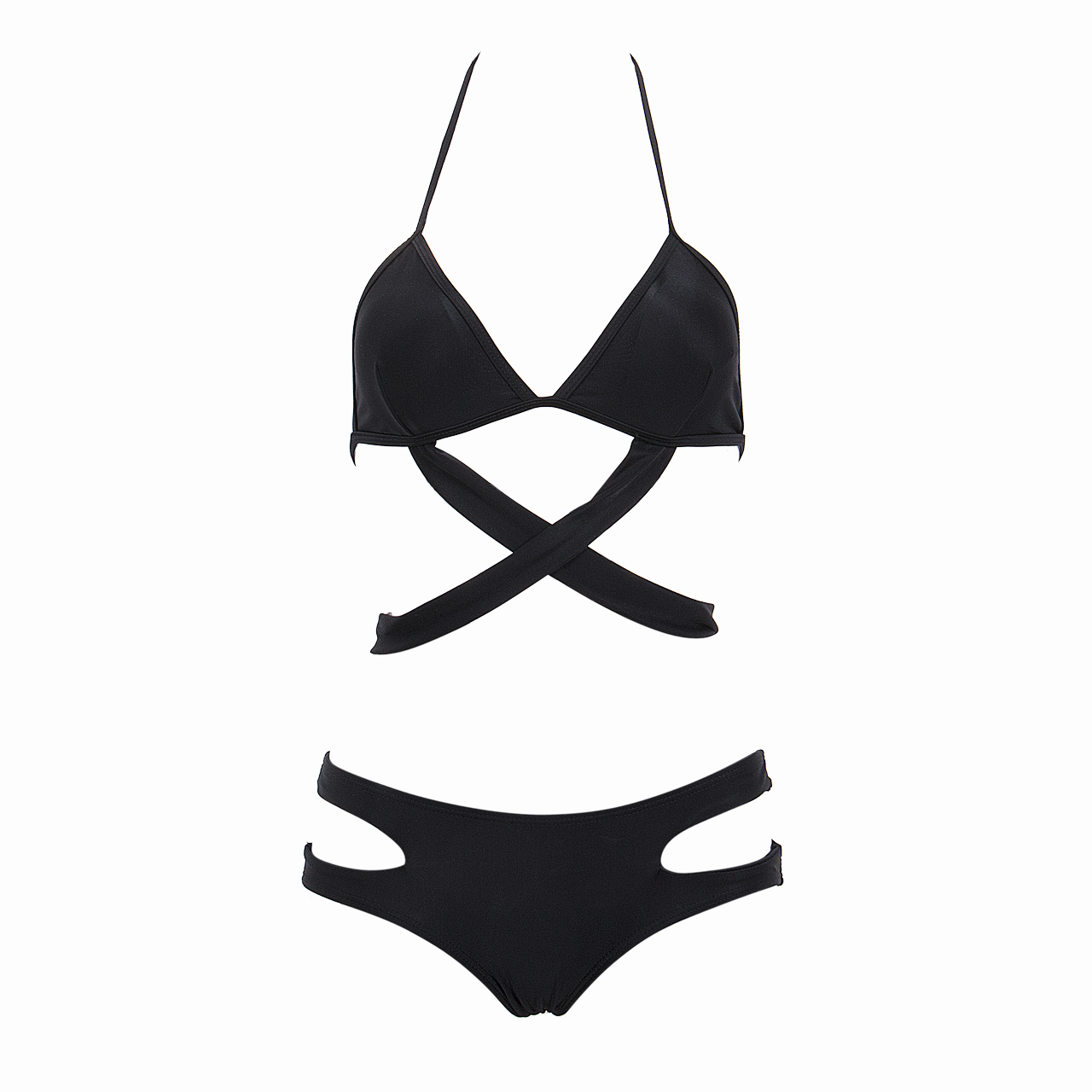 Sexy wisps split bikini swimsuit - Image 2